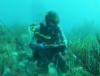 Shark Marine Dive Tablet being used in the field